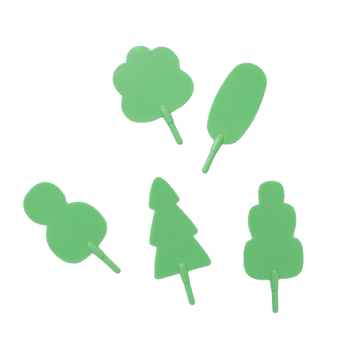 Wooden Coin Bank - Trees (Set of 5)